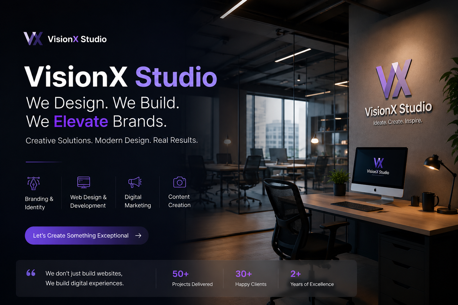 VisionX Studio preview
